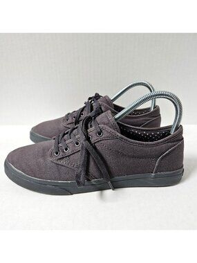 Vans Shoes Womens 7.5 Atwood Gray Mono Low Top Canvas Skate Sneakers